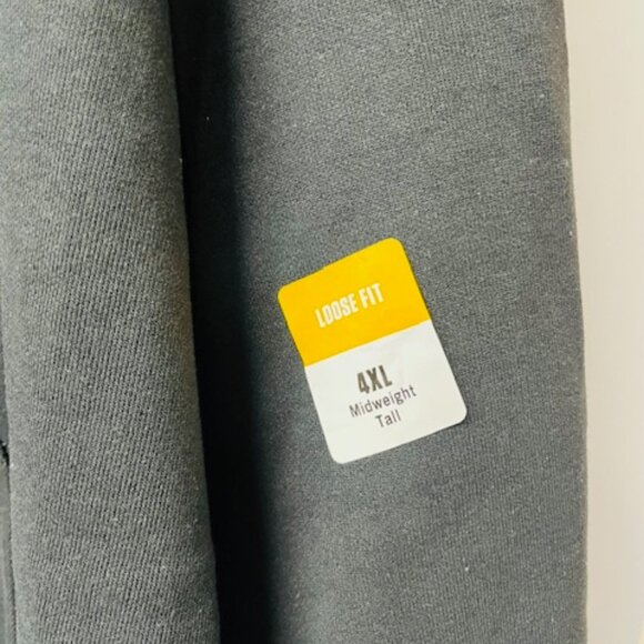 Carhartt Loose Fit Midweight Logo Sleeve Graphic Hoodie in Black, Size 4XL TALL - Picture 2 of 5